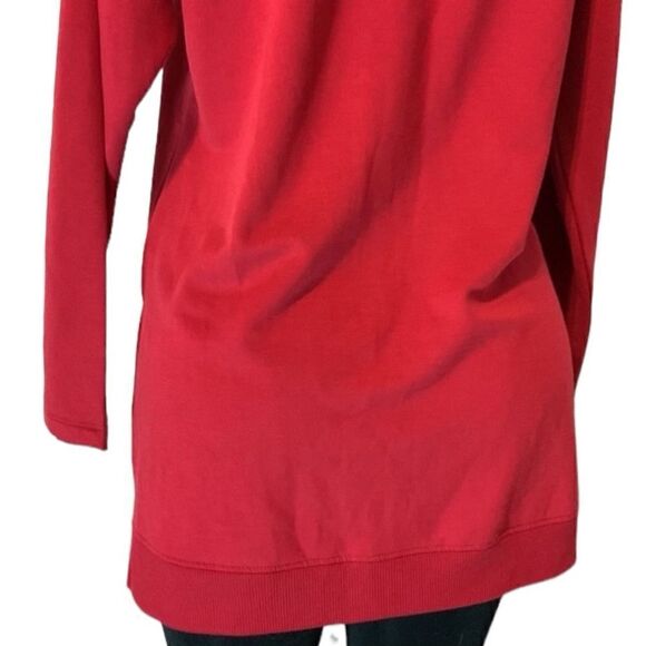 RAE DUNN “ PEACE.LOVE.HOPE.”  RED SWEATSHIRT SZ S - Picture 7 of 10